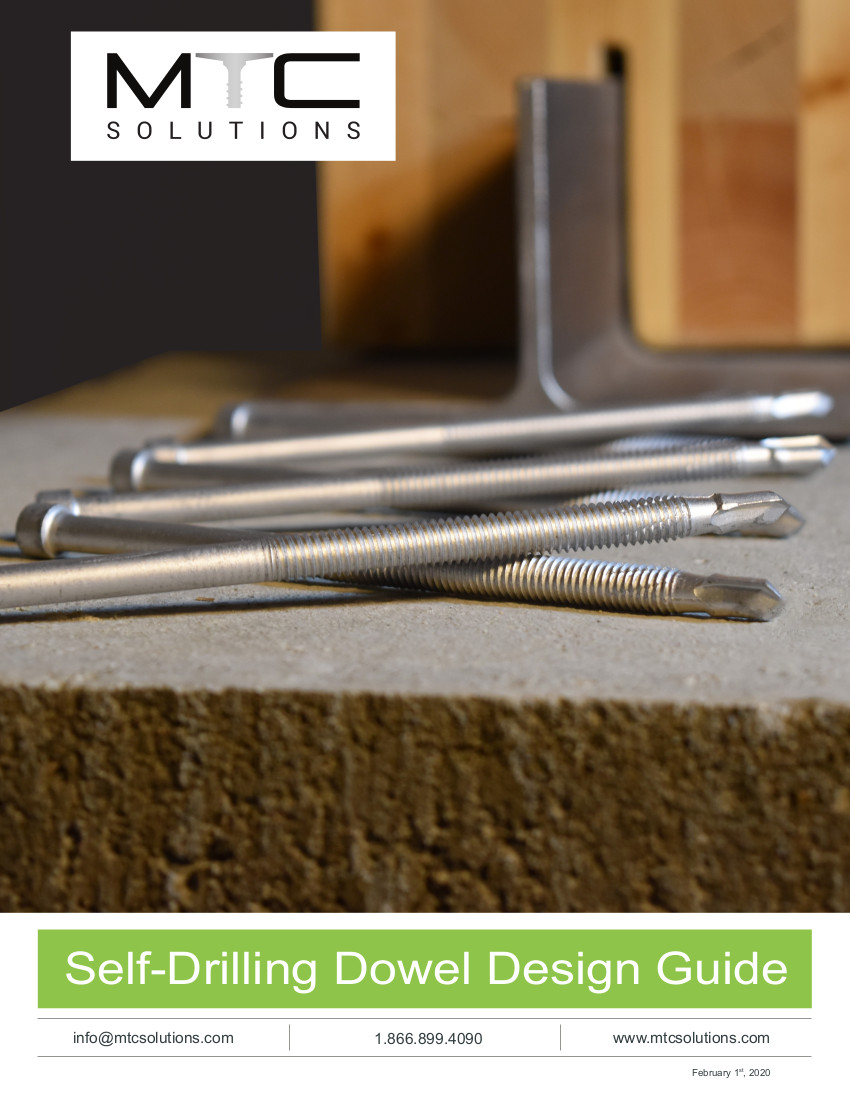 Self-Drilling Dowel Design Guide