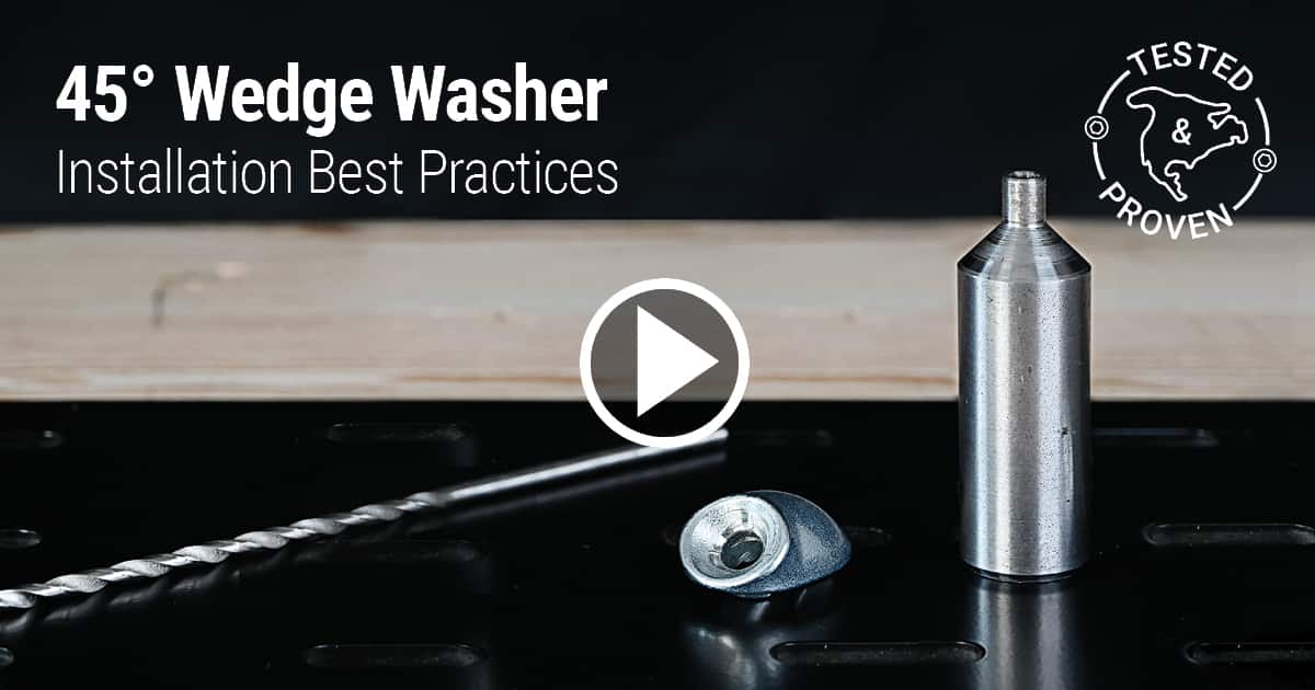 45° Wedge Washer Installation Best Practices