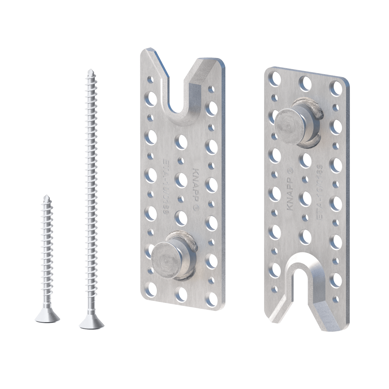 Ricon S VS beam hanger, a pre-engineered highi-capacity mass timber post-to-beam connector, featuring a pre-installable, drop-in assembly design that is suitable for wood-to-steel, wood-to-concrete, and wood-to-wood connections, certified by ICC-ES to meet code requirements in North America, pre-installable, and rated for one-hour fire resistance