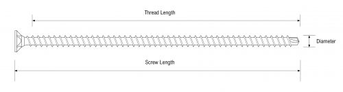 ASSY VG CSK | Counter Sunk Head | Fully Threaded Timber Connector