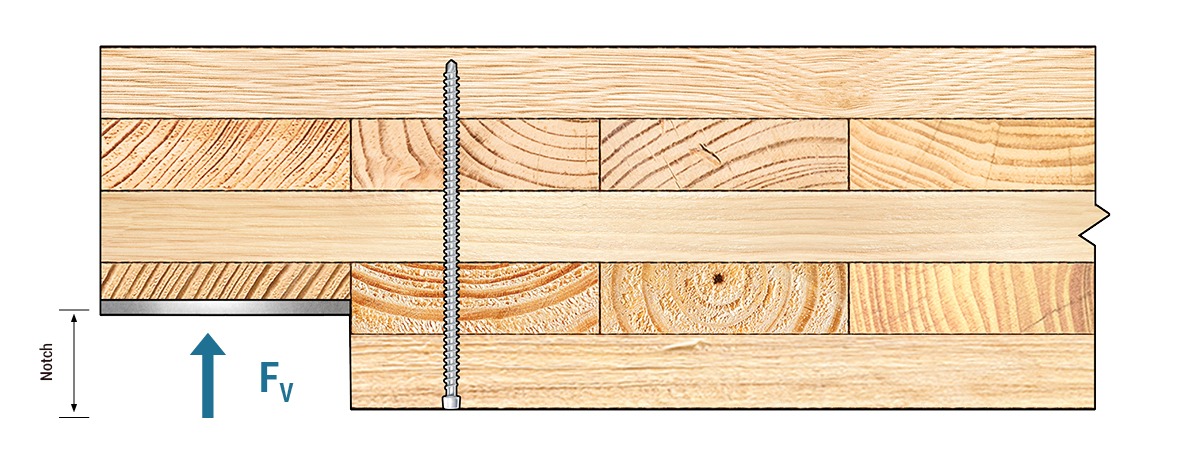 CLT Panel Reinforcement - using VG CYL Fasteners