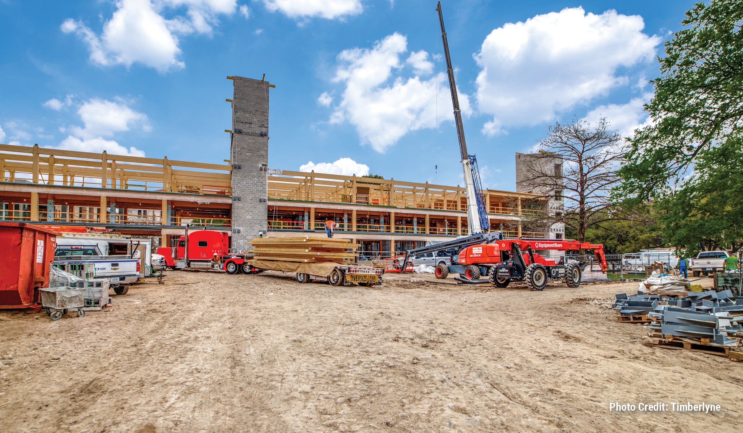 Hanszen College construction site