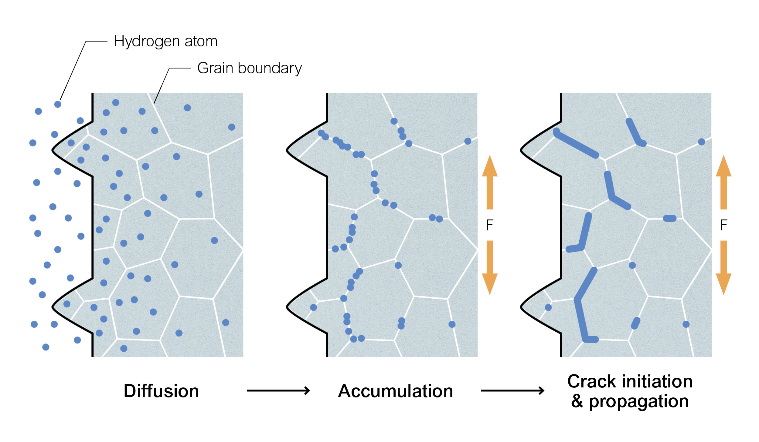 Hydrogen Embrittlement diagram