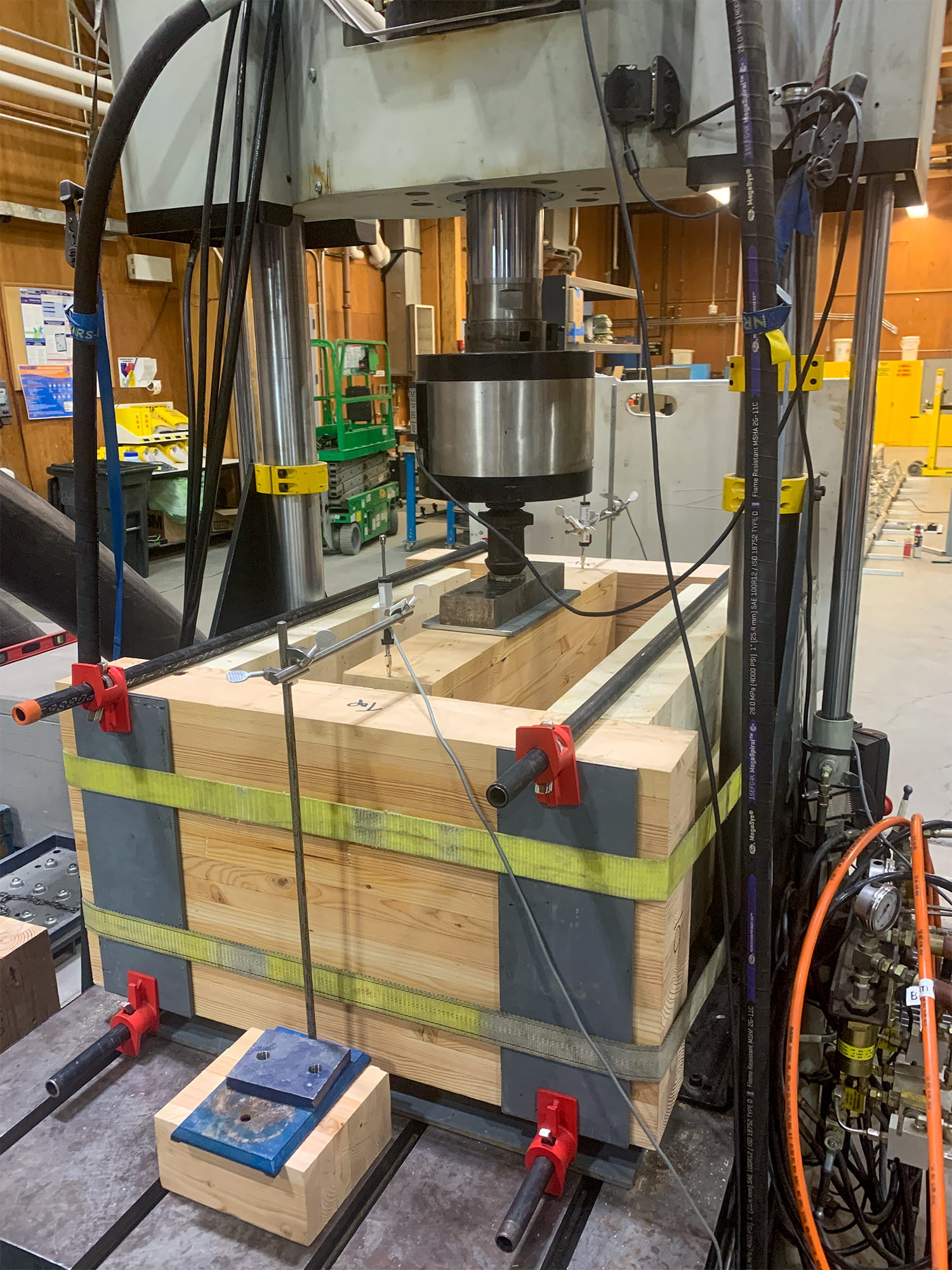 Full-scale connector testing per ASTM D7147